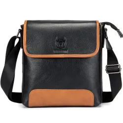 Äkta läder axel & crossbody väska