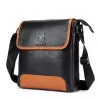 Äkta läder axel & crossbody väska