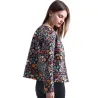 Floral Design Multicolor elegantti lyhyt takki