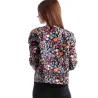 Floral Design Multicolor elegantti lyhyt takki