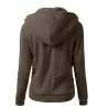 Hoodies & JerséisChaqueta con capucha suave con cremallera