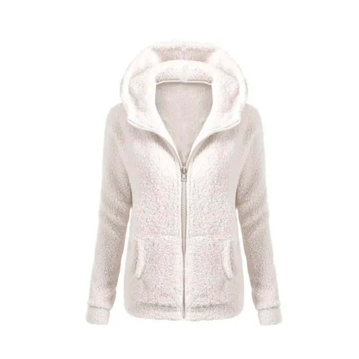 Hoodies & JerséisChaqueta con capucha suave con cremallera