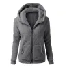 Hoodies & JerséisChaqueta con capucha suave con cremallera