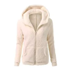 Hoodies & JerséisChaqueta con capucha suave con cremallera