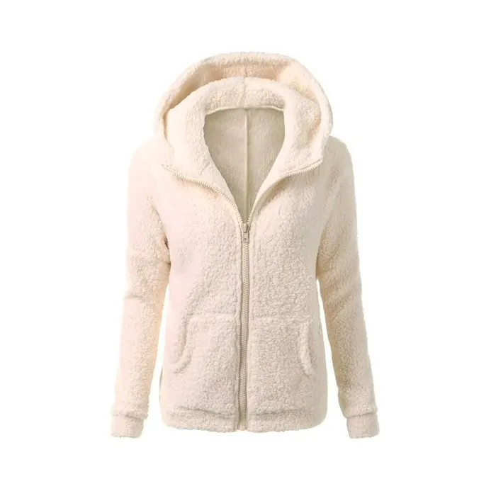 Hoodies & JerséisChaqueta con capucha suave con cremallera