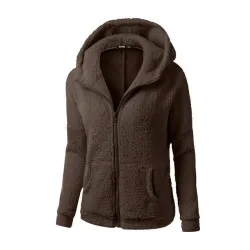 Hoodies & JerséisChaqueta con capucha suave con cremallera