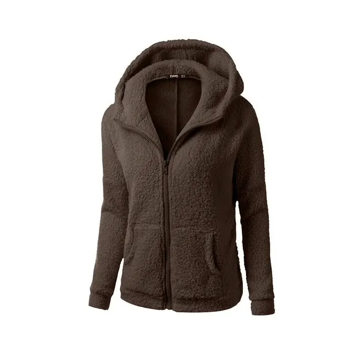 Hoodies & JerséisChaqueta con capucha suave con cremallera