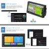Android 9 - DIN-2 auton radio - 7' kosketusnäyttö GPS - Bluetooth - FM - WIFI - MP3