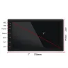 Android 9 - DIN-2 auton radio - 7' kosketusnäyttö GPS - Bluetooth - FM - WIFI - MP3