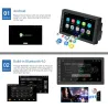 Android 9 - DIN-2 auton radio - 7' kosketusnäyttö GPS - Bluetooth - FM - WIFI - MP3