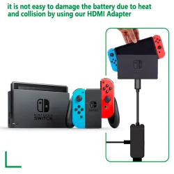 Nintendo Switch USB type C adapter charging dock USB 3.0 HD TV HDMI converter cable transfer
