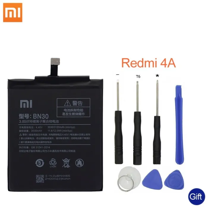 Xiaomi Redmi 4A BN30 3030m Ah batteri