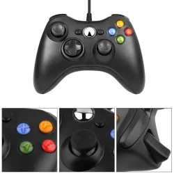 Xbox 360 game controller gamepad cablato joystick