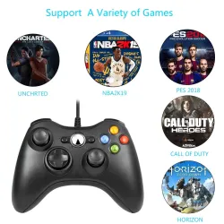Xbox 360 Spiel Controller Gamepad verdrahtet Joystick