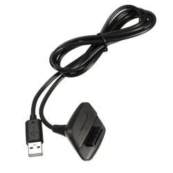 Xbox 360 wired controller 4800mAh battery pack & charging cable