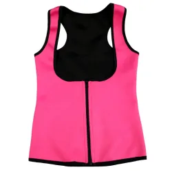 Neoprene body shaper training gilet dimagrante con cerniera
