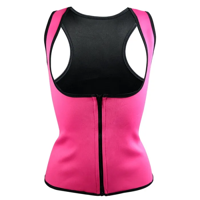 Colete de emagrecimento do treinamento do modelador do corpo do neoprene com zíper