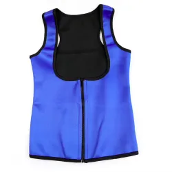 Neoprene body shaper training gilet dimagrante con cerniera