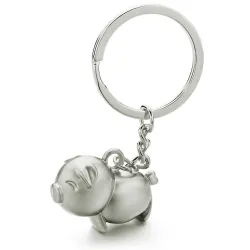Piggy - metall keychain - keyring