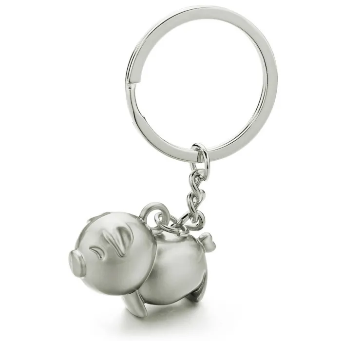 Piggy - metall keychain - keyring