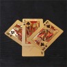 Gold foil poker playing cards waterproof