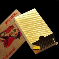 Hobbies & ColeccionesOro foil poker jugando cartas impermeable