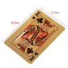 Gold foil poker playing cards waterproofHobbies & Collections