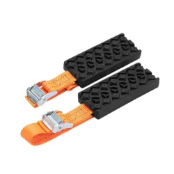 Nöd bil däck anti-skid gummi kedja 2 bitar