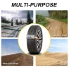 Notfall Autoreifen Anti-Skid Gummikette 2 Stück