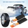 Nöd bil däck anti-skid gummi kedja 2 bitar