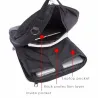 3 läge funktion ryggsäck nylon vattentät axelpåse