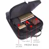 3 modo função mochila nylon saco de ombro impermeável