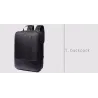 3 läge funktion ryggsäck nylon vattentät axelpåse