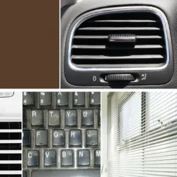 Car vent double sided cleaning brush
