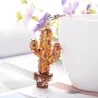 Porte-clés cactus en cristal