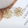 AretesFlor de la perla - pequeños pendientes
