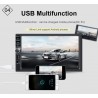Bluetooth-autoradio - DIN 2 - 7' Inch LCD -kosketusnäyttö - MP3-MP5 -soitin - USB - MirrorLink