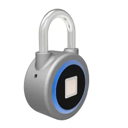 Seguridad de casaPadlock con protección de la huella dactilar - Entrada sin llave inteligente - resistente al tiempo - para A...