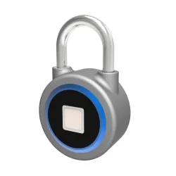 Padlock med fingeravtrycksskydd - Smart Keyless entry - vädertät - för Android & iOS