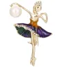 Ballerina - kristall brosch