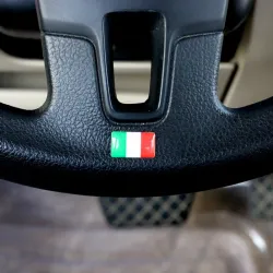 3D bandeira nacional emblema carro autocolante 8 pcs