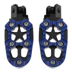 Suportes de pés de metal de motocicleta universal com mola 8mm 2 pcs