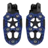 Suportes de pés de metal de motocicleta universal com mola 8mm 2 pcs