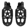Suportes de pés de metal de motocicleta universal com mola 8mm 2 pcs