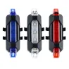 LucesLuz trasera de advertencia de seguridad de bicicleta recargable USB