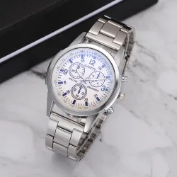 Relojesreloj de cuarzo analógico acero inoxidable