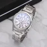 Relojesreloj de cuarzo analógico acero inoxidable