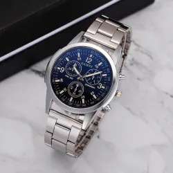 Relojesreloj de cuarzo analógico acero inoxidable
