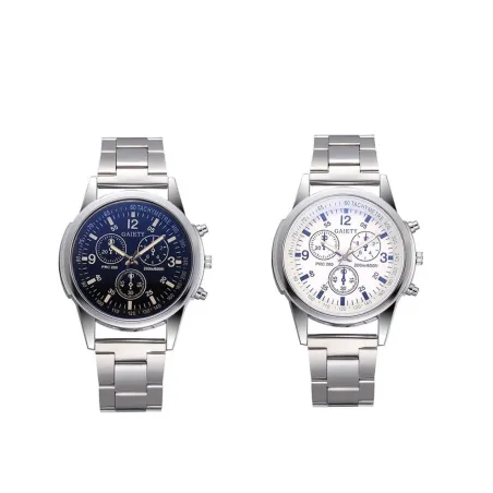 Relojesreloj de cuarzo analógico acero inoxidable