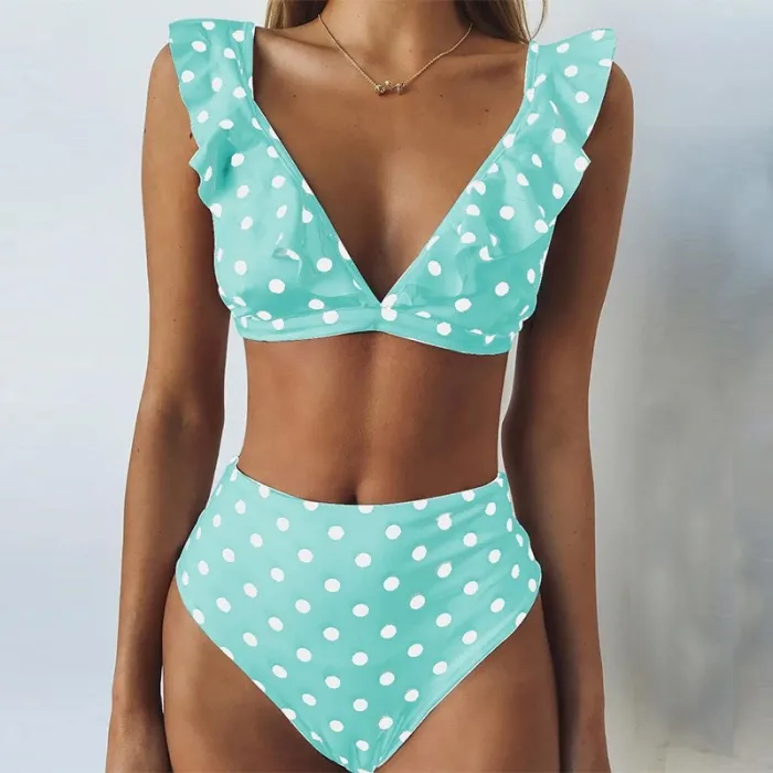 High Waisted uimapuku bikini